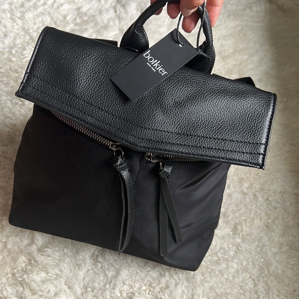 NWT - Botkier New York Black Backpack